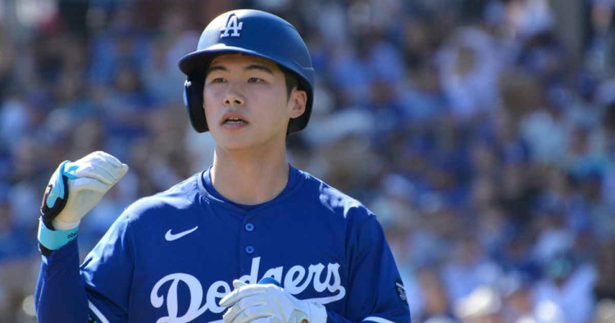 김혜성, 첫 타석부터 타구속도 167km '쾅'…토론토 '슈어저' 상대, 안타는 아직