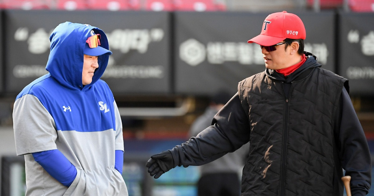 "첫날이니 봐주지 않겠나" 막 오른 '최형우 더비' 낭만 찾기에는… "묘한 느낌의 하루될 것"[광주현장]