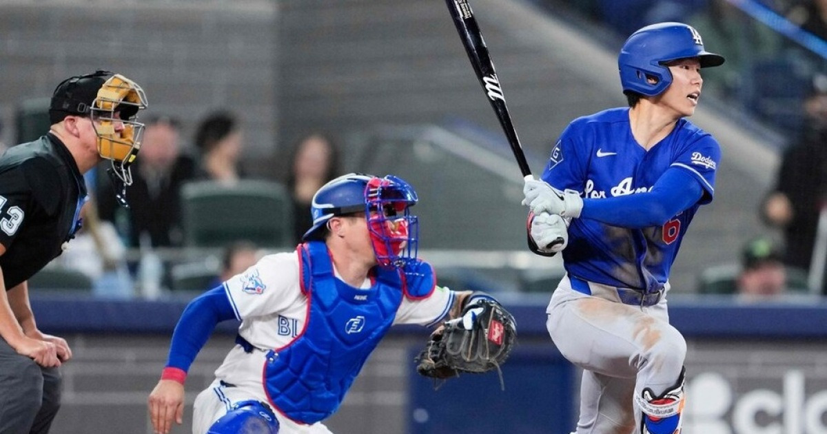 김혜성, 시즌 첫 MLB 선발 출전 2안타 활약