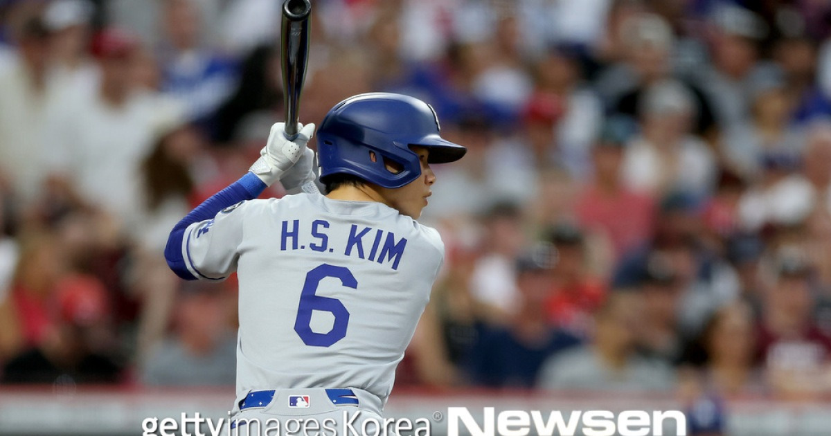 ML 돌아온 김혜성, 첫 선발출전서 멀티히트+3출루 맹활약..다저스도 완승