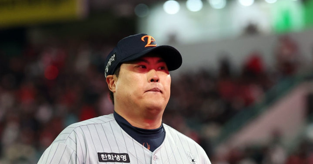 '1500K 돌파' 한화 류현진, 6이닝 10K 2실점 '괴력투'… 시즌 첫 승 보인다