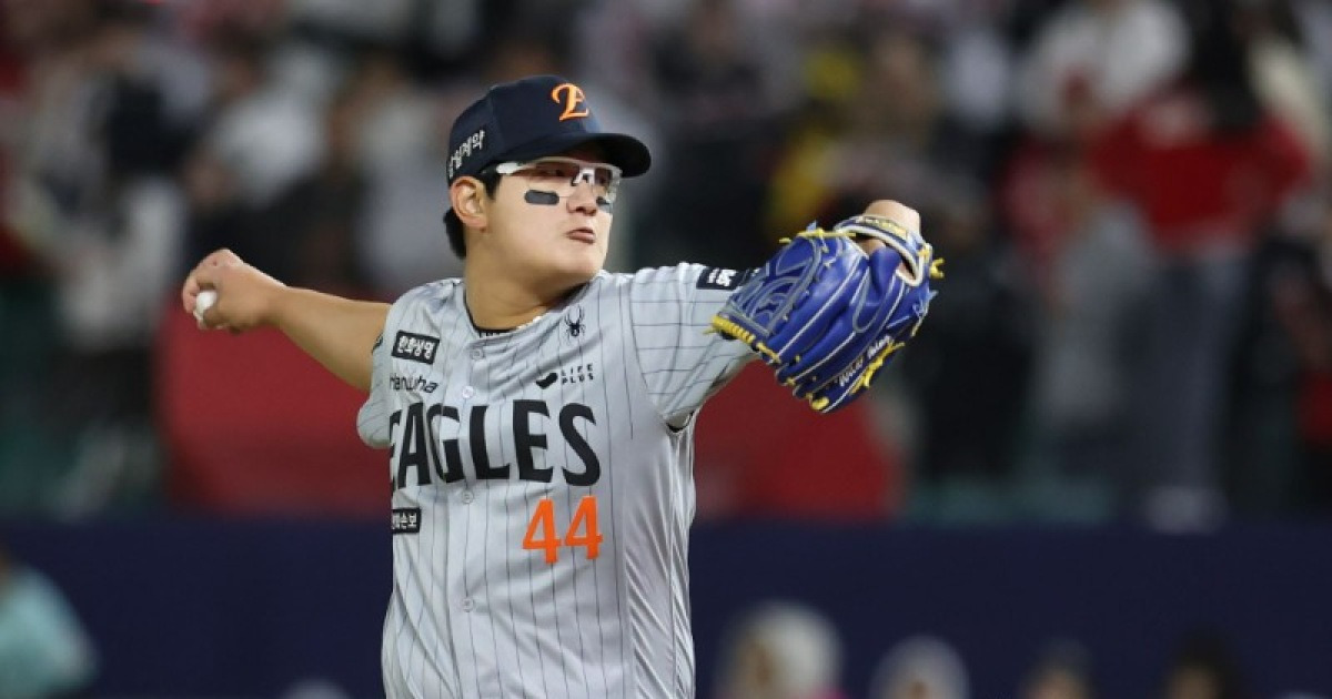 '또 아찔 볼볼볼볼' 김서현 야구 인생에 악몽이었던 그 경기장… 그때와 달랐다, 이번에는 웃었다