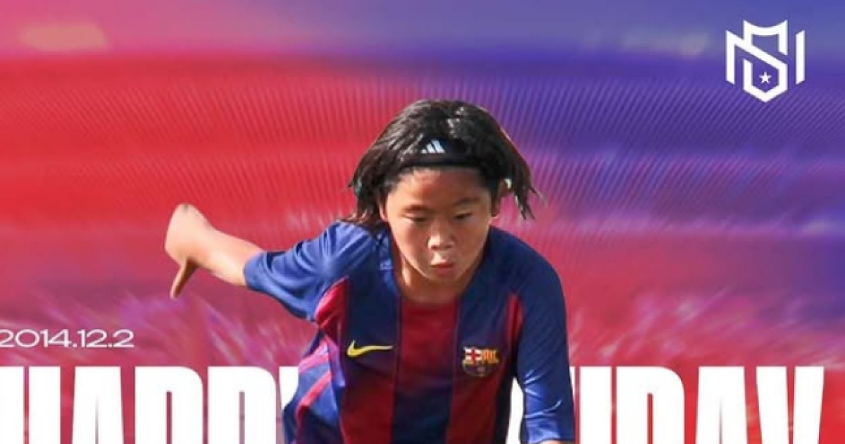 '제2의 이승우 등장' 9살 바르셀로나 입단→레알 마드리드 격파 '日 열도 환호'... 유럽 현지도 놀라 '극찬 세례'