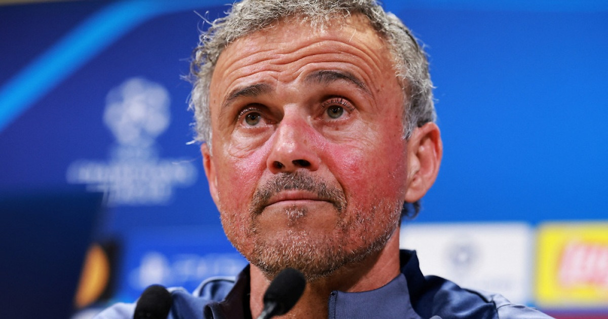 PSG 루이스 엔리케 감독 기자회견 관련 이미지