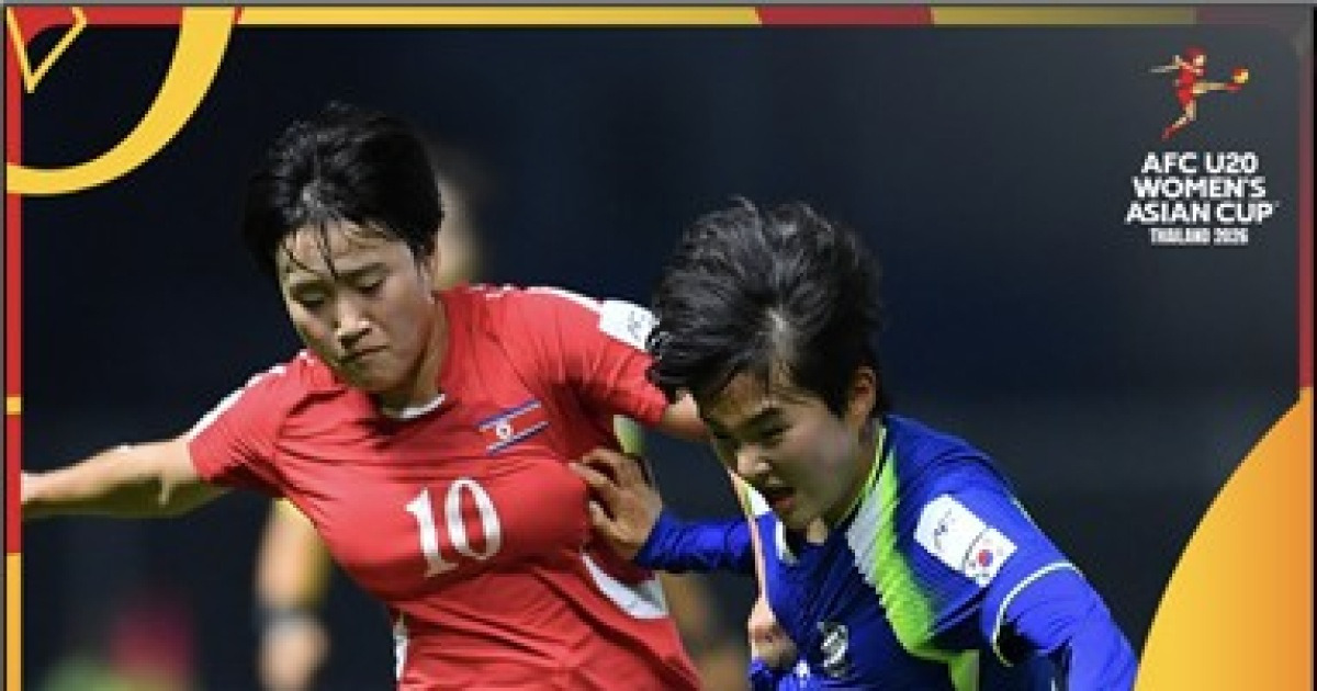 '전반에만 3골 허용' 한국 U-20 여자축구, 북한 박옥이 해트트릭에 0-5 완패... B조 2위로 아시안컵 8강