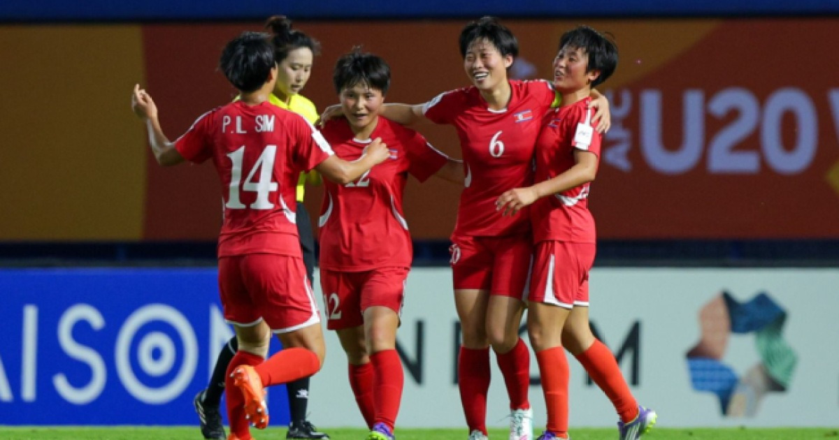 한국 U-20 여자, 북한에 0-5 완패…조 2위로 8강 진출