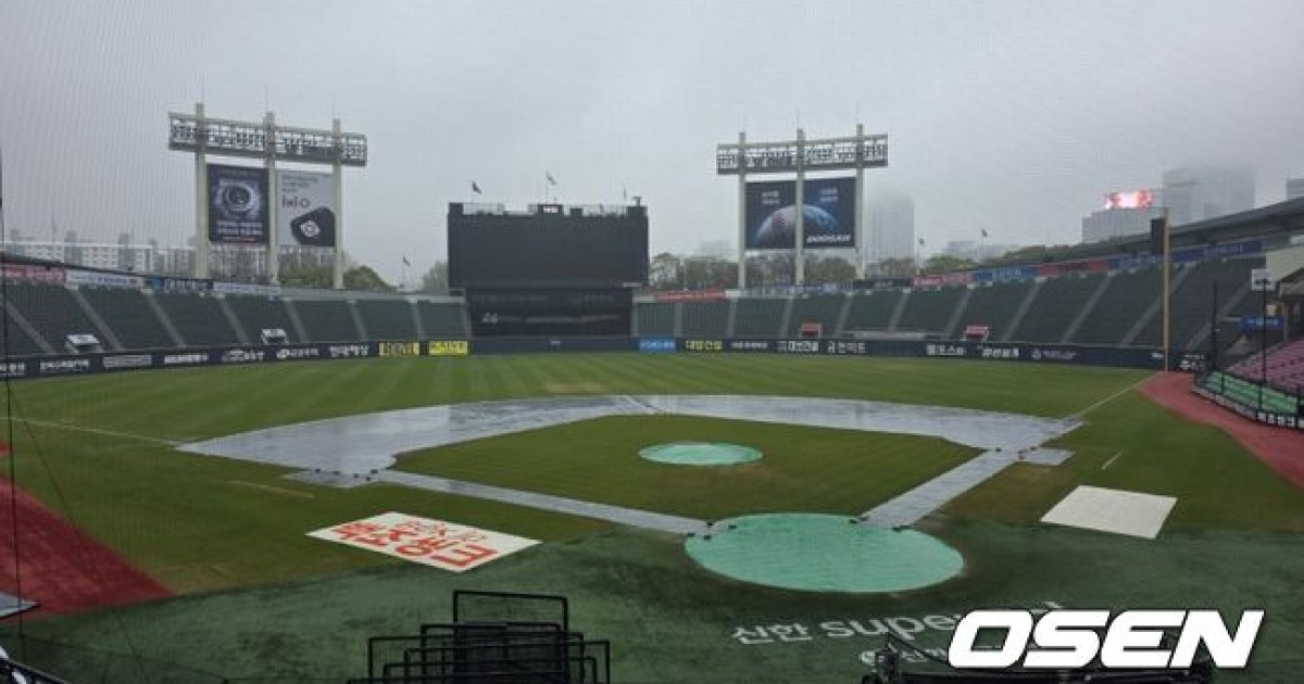 이영하 726일 만에 복귀전 무산, 야속한 봄비→잠실 두산-키움전 우천 취소 [오!쎈 잠실]