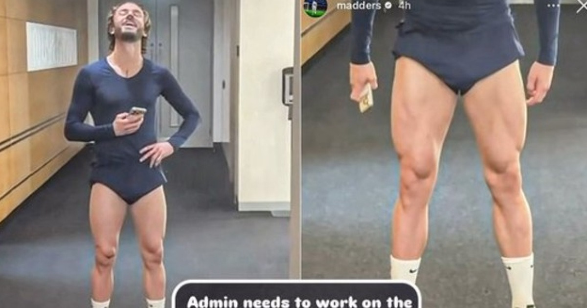 "오른쪽 다리 너무 가늘어" 팬들 술렁→'손흥민 고별전서 시즌 아웃' 매디슨 직접 나섰다…"영상 각도부터 제대로 해야겠네"