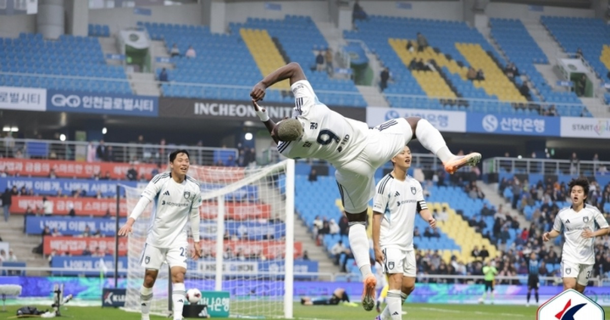 ‘원조 괴물’ 말컹이 돌아왔다! 체중 감량→리그 첫 출전에 결승포…울산, 인천 2-1 꺾고 ‘2위 점프’