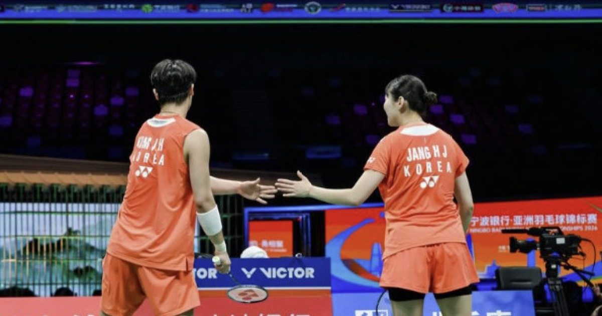 세계 1위 中 침몰…147위 韓 김재현-장하정, 아시아 제패 '초대형 이변' 찬스 잡았다→亞 선수권 혼합복식 '파란의 결승행'