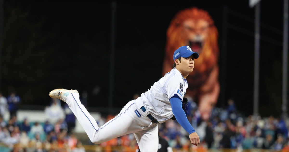 '푸피에' 삼성 원태인이 드디어 뜬다, 'ERA 1위' 최강 불펜진과 함께