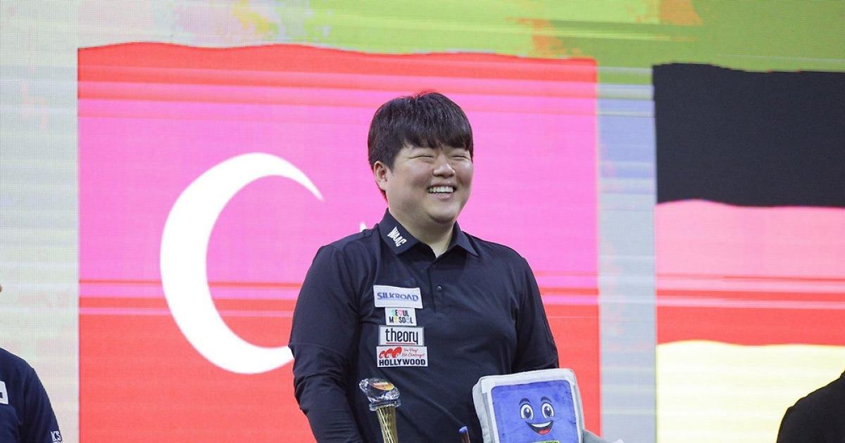 세계랭킹 1위 조명우, 당구월드컵 통산 네 번째 우승…역대 한국 선수 중 최다