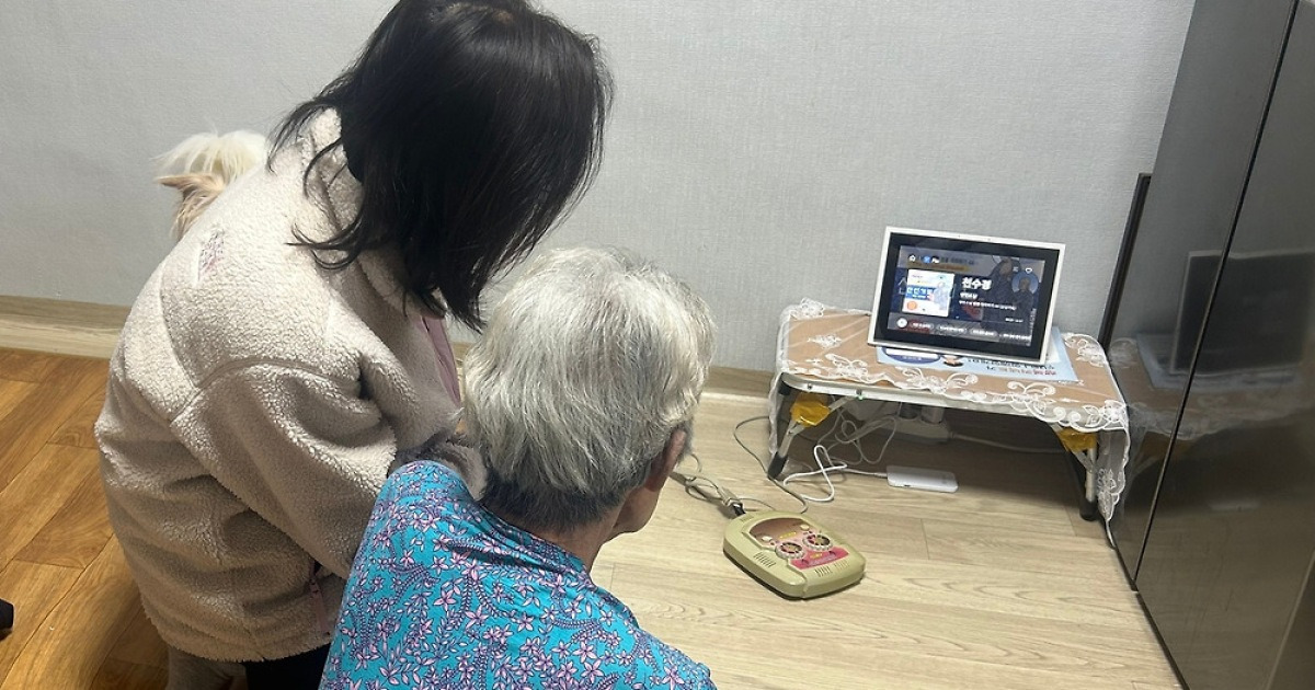 용산구, 고립위험 1인 가구에 긴급구조 기능 갖춘 AI스피커 보급