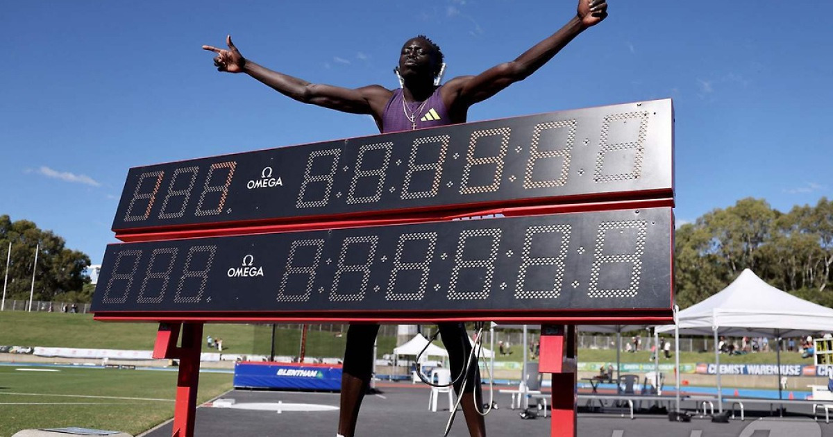 호주 2007년생 가우트, 남자 200m 육상 세계신기록…볼트보다 빨랐다
