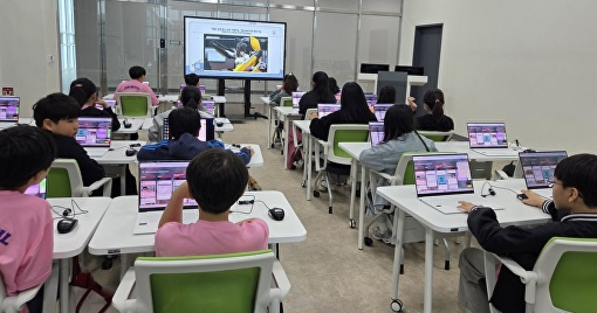 광주AI교육원, 초5·중1 대상 AI 체험교육 운영