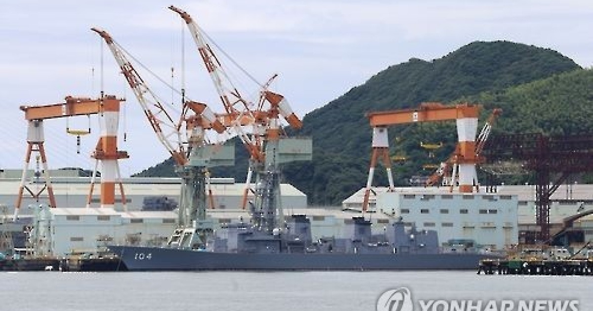 日 조선 수주량 4년 연속 감소…조선업 부활 꿈 멀어지나