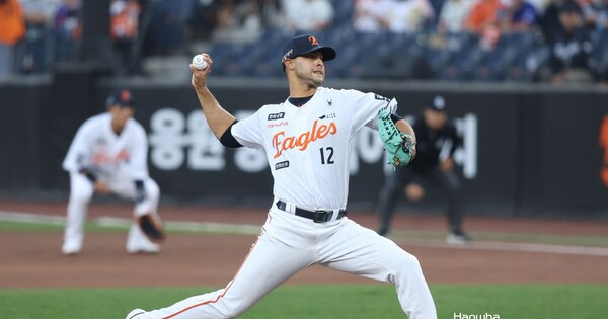 이틀 연속 10사사구 와장창, 팀 ERA 6.62 와르르...한화 마운드가 어쩌다 이렇게 됐을까