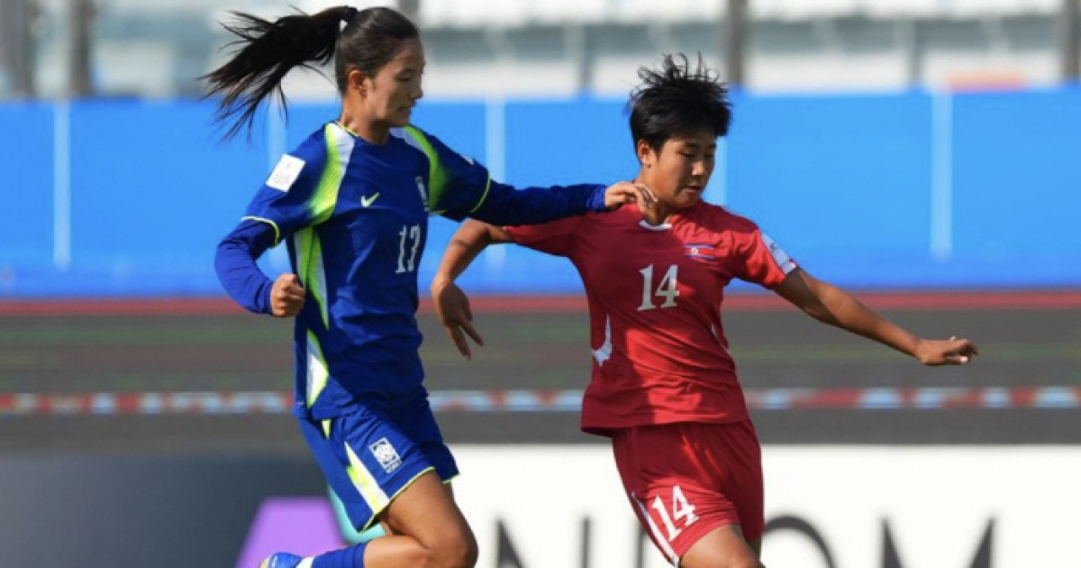 '설욕하지 못했다' 韓 U-20 여자, 일주일만의 '남북전' 또또 졌다…0-3 패배