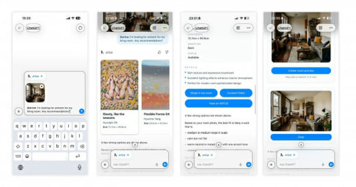 아르투, 오픈AI '앱스 인 챗GPT' 진입…LLM 기반 대화형 아트 큐레이션 글로벌 상용