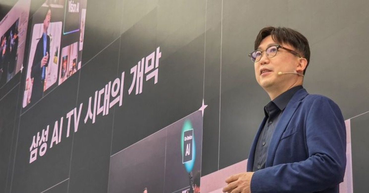 용석우 삼성전자 사장 "中 TV 공세, AI와 라인업 강화로 정면 돌파"(종합)