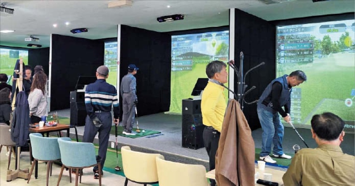 스크린파크골프 관련 기사 이미지