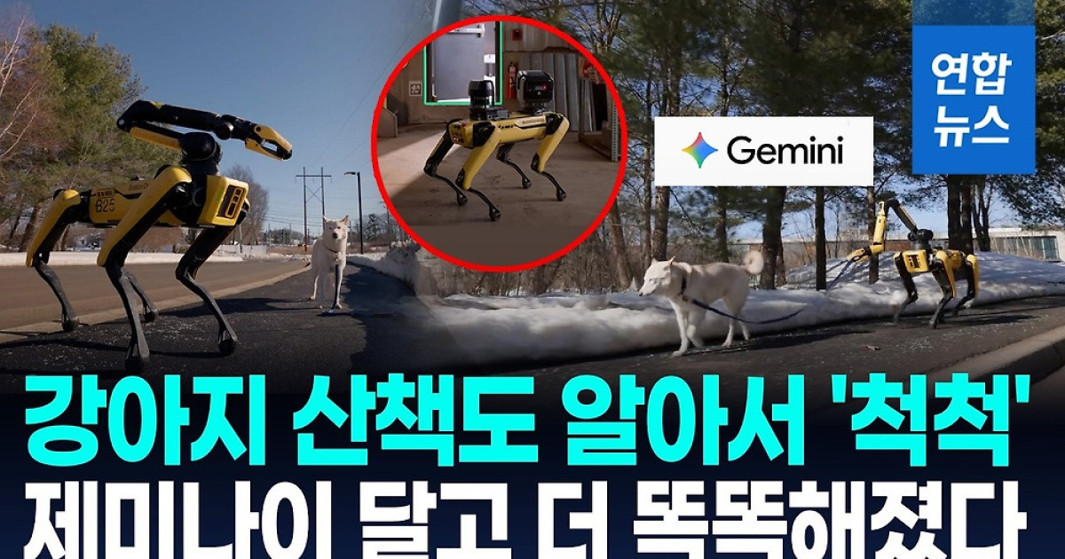 [영상] 구글 AI 제미나이 품은 '스팟'…"맥락 이해하고 자율 행동"