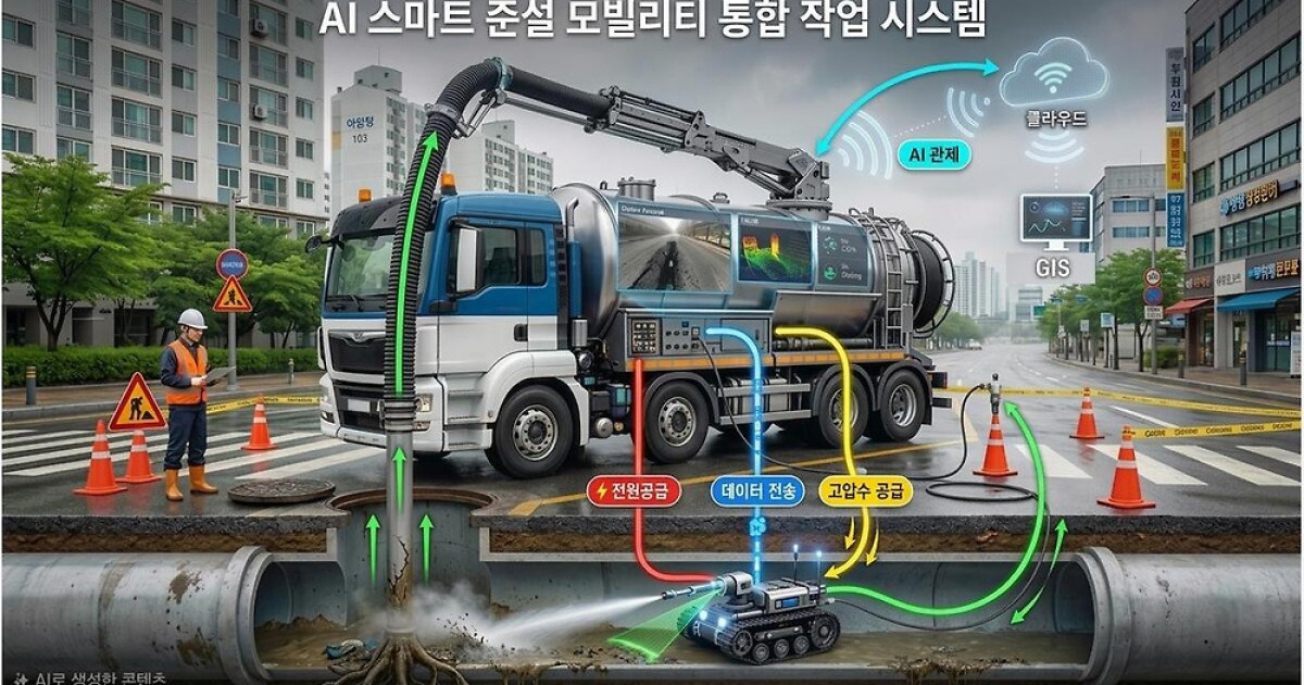 경북도 AI 기반 스마트 준설 모빌리티 개발 본격 추진