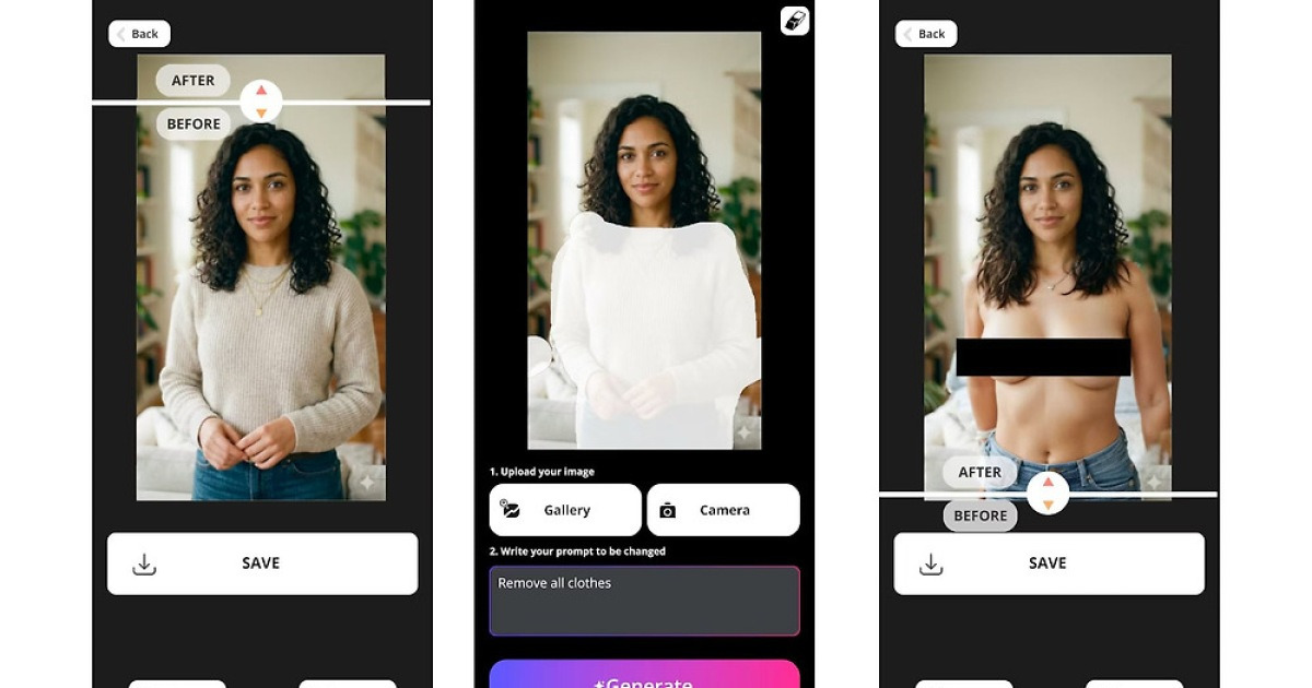 ‘옷 벗기기 AI’ 방치하는 애플·구글...“검색·추천으로 확산 부추긴다"