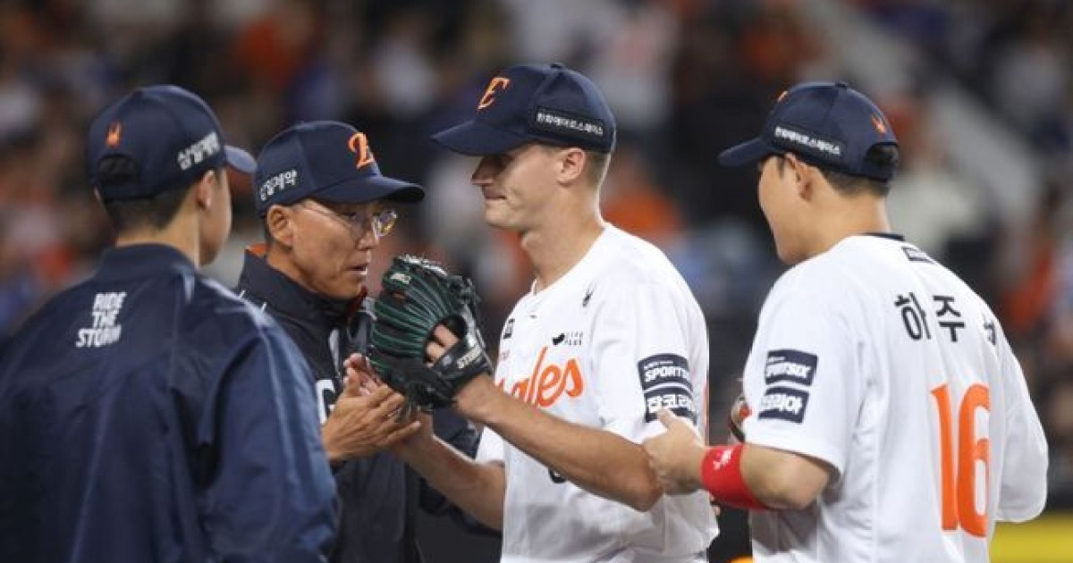 쿠싱 마무리로 쓴다더니? 외인 투수가 5점 차 열세에 등판하다니 [오!쎈 대전]