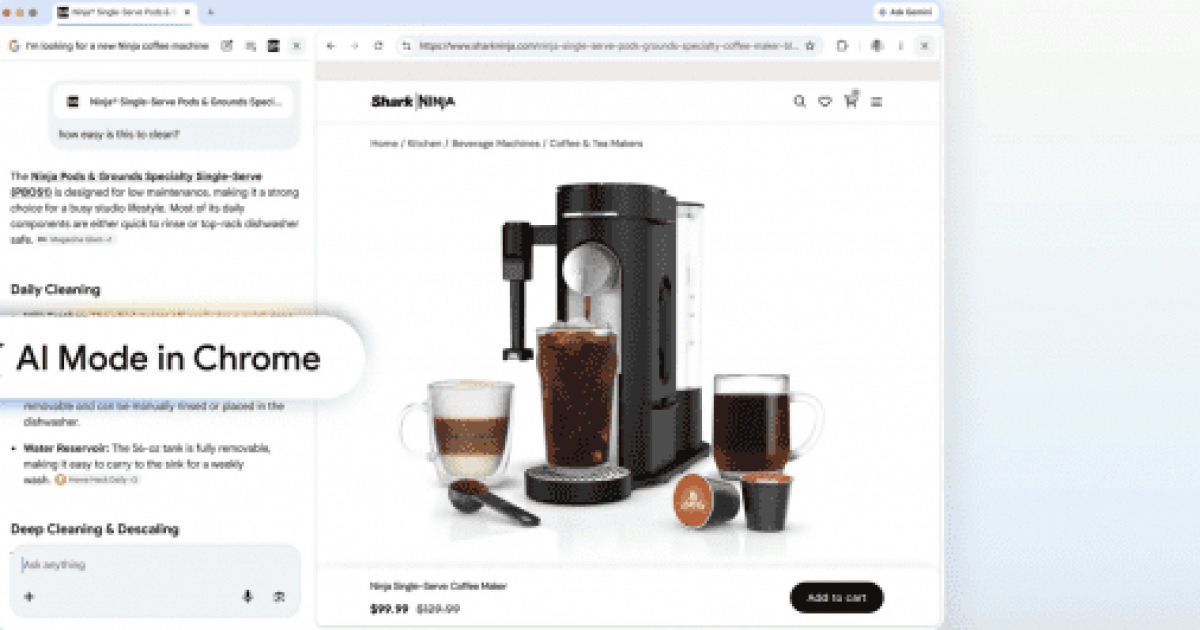 구글, 크롬에 'AI 검색' 통합…"웹 탐색, 대화형으로 진화"