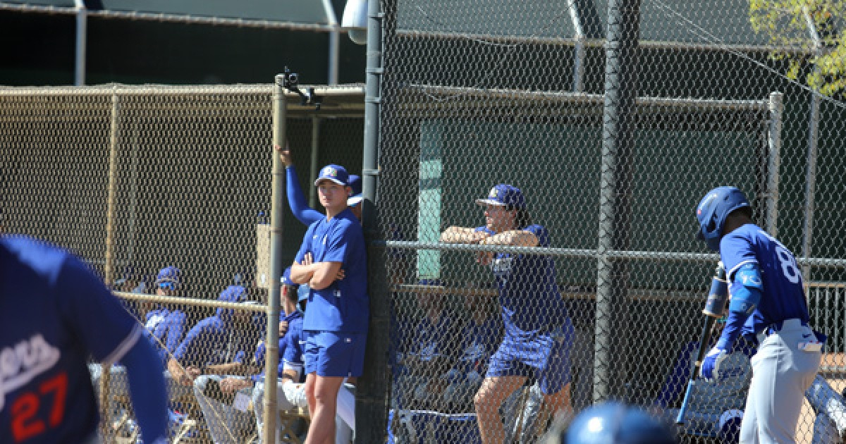 다저스 유망주 장현석, 시즌 첫 등판 5이닝 2실점 호투