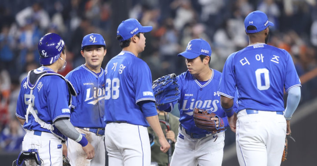 '창' 삼성vs'방패' LG, 1위 자리 놓고 주말 '진검승부'