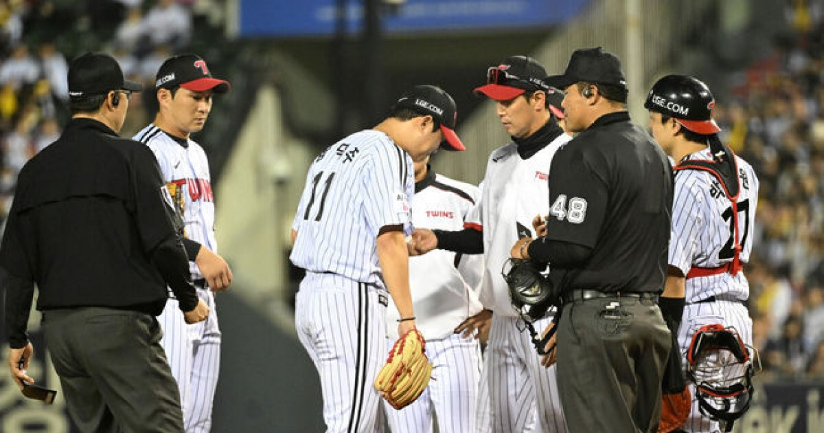 LG 트윈스 함덕주 관련 보도 이미지