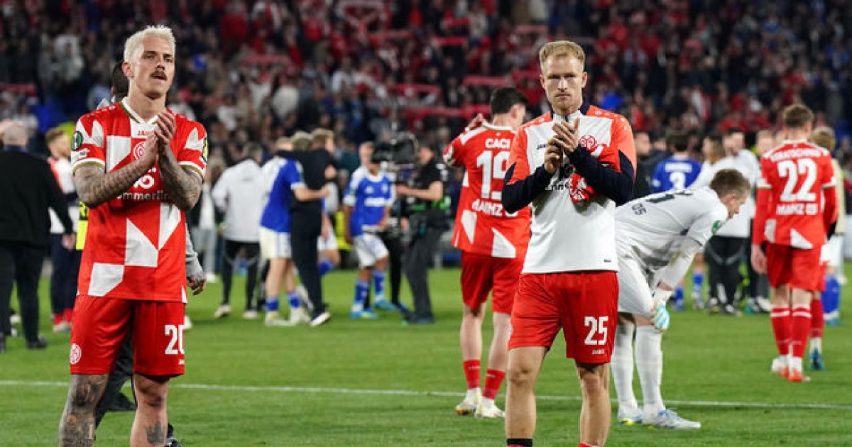 '이재성 부상 결장' 마인츠, 1차전 2-0 승리에도 0-4 완패...UECL 탈락