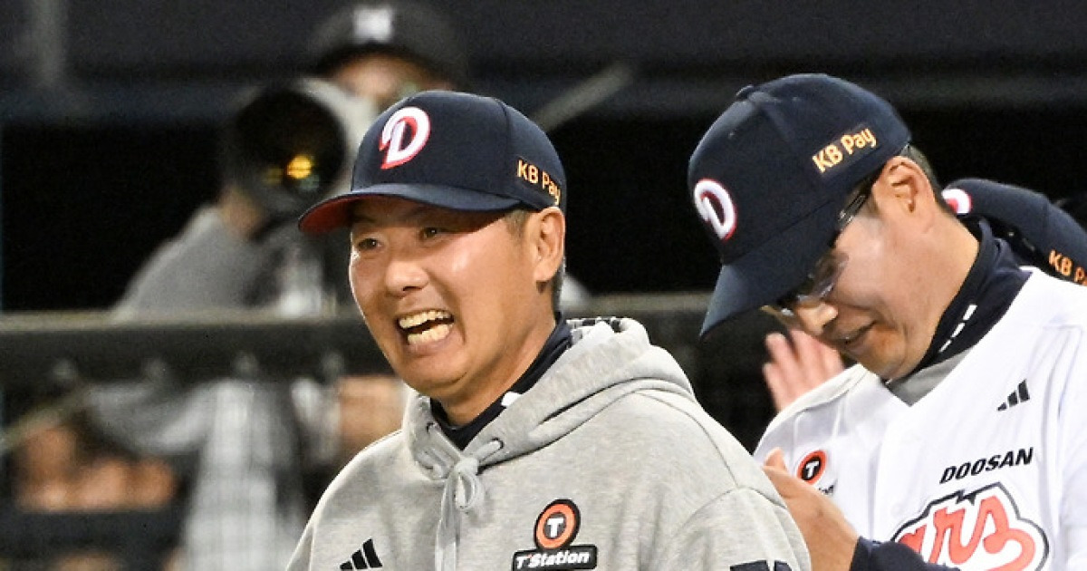 두산, 끝내기 안타로 3연패 '끝'…"선발 최승용, 올시즌 최고 피칭→이유찬 끈질긴 커트, 최고의 결과"[승장 코멘트]