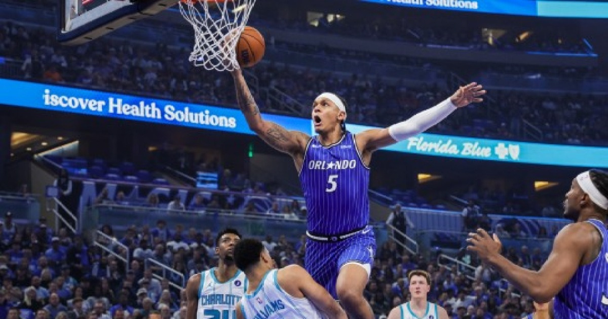 '반케로 25점' 올랜도, 샬럿 121-90 완파하고 NBA PO 막차 탑승