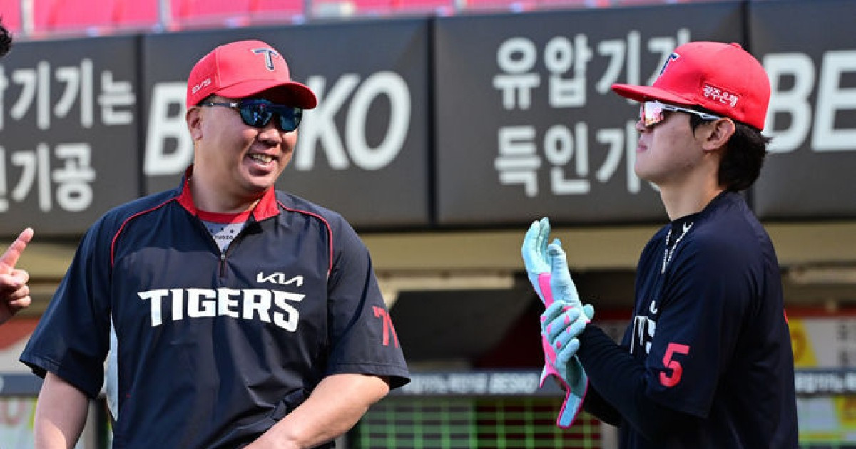 "생각하면서 야구한다" 이유 있는 KIA 연승 질주…"좋아도 표현 안 한다"고 했지만, 꽃범호도 모르게 웃는다