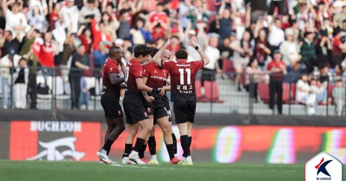 '가브리엘 동점골 폭발' 부천, 인천과 '032 더비'에서 2-2 무승부 [오!쎈 현장]