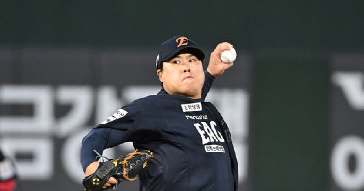 '와' 6연패 난세 영웅 류현진이었다...7이닝 무4사구 관록의 완벽투, 6연패 탈출 보인다 [오!쎈 부산]