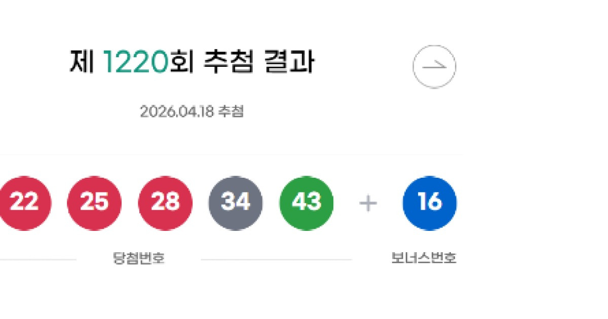 로또 당첨금 상세 내역