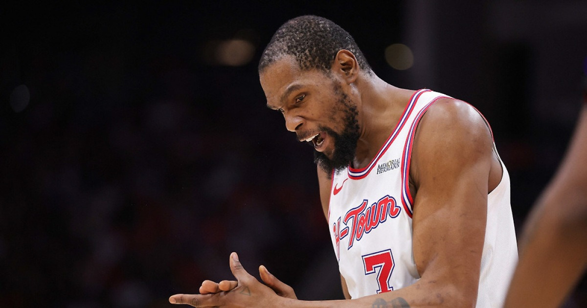 휴스턴 비상! 케빈 듀란트도 쓰러졌다. PO 1차전 결장. LA 레이커스-휴스턴 로케츠는 '부상 시리즈'