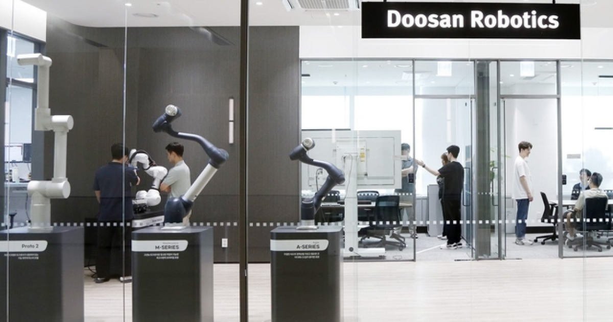 두산로보틱스, 엔비디아 AI 무대서 1위…남은 과제는 10년 적자 탈출