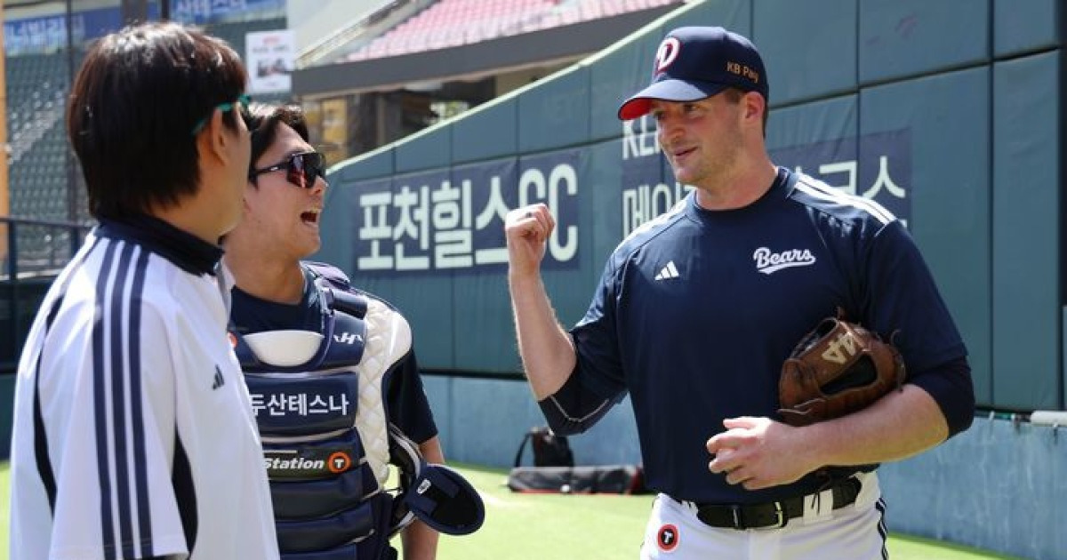 두산 벤자민, 21일 롯데전서 시즌 첫 등판…"이영하 오늘부터 불펜 대기"
