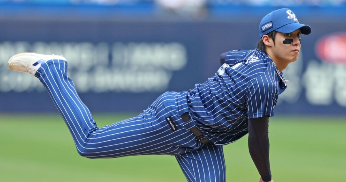 원태인 4회초에 대체 무슨 일이…완벽투→4실점, 안타·볼넷·안타·안타·안타에 무너졌다