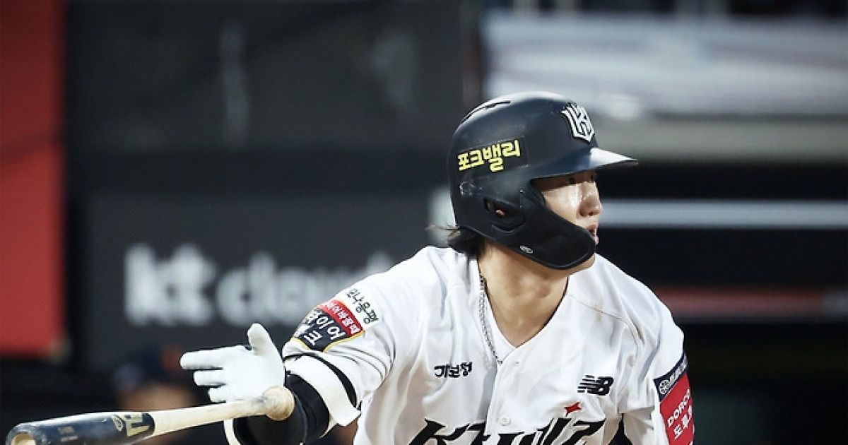 와! '부상 복귀하자마자 끝내기포라니...' 연장 11회 혈투 끝에 KT, KIA에 6-5 승리 [수원 현장리뷰]