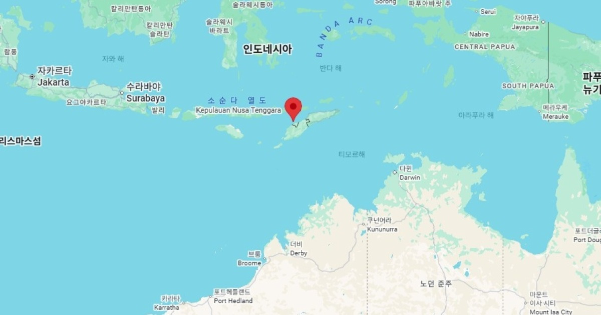 인도네시아 티모르섬 규모 5.5 지진 발생 상황 및 국내 영향