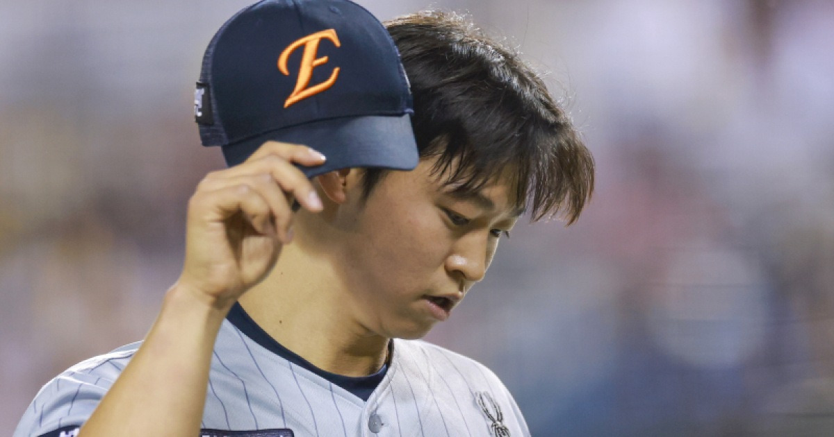 한화 엄상백 팔꿈치 수술 시즌 아웃, 78억 이적 후 ERA 6.67 개점휴업 [IS 잠실]