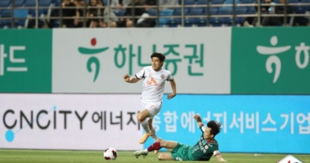 '슈팅 10개 쏟아부었다' 제주, 대전 원정서 박창준 결승골로 1-0 승