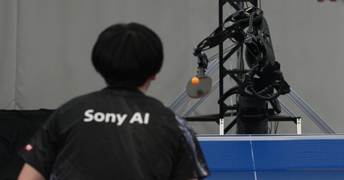 “불가능은 없다”… 소니 AI 로봇 ‘에이스’, 인간 탁구 고수마저 넘다