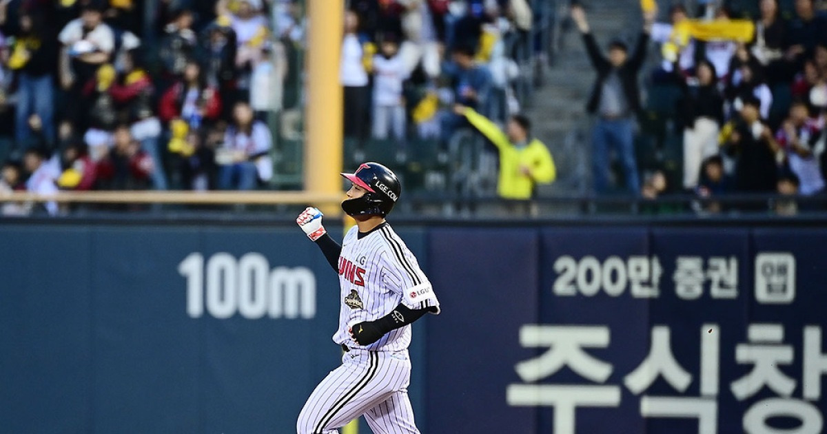 '송찬의 결승포' 숨겨진 비하인드→알고 보니 홍창기 도움 있었다…"태블릿 빌려주며 영상 보여줘" [잠실 인터뷰]
